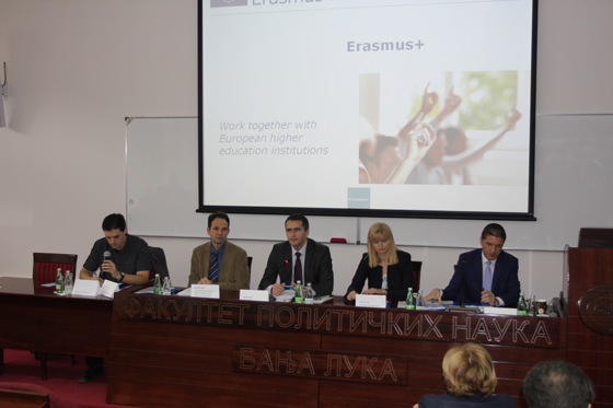 Presentation of ERASMUS+ program held at the University of Banja Luka