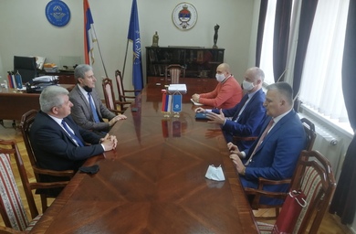 Meeting Between Rector Gajanin and Rector Kukić
