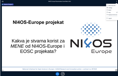 Одржана презентација о користи отворене науке за истраживаче