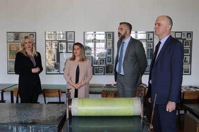 President Cvijanović and Minister Rajčević Visited the Academy of Arts