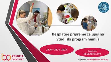 Бесплатне припреме за упис на хемију