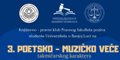 Poetsko-muzičko veče na Pravnom fakultetu