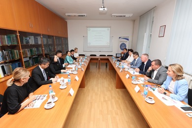 Састанак са делегацијом Ђангсу универзитета