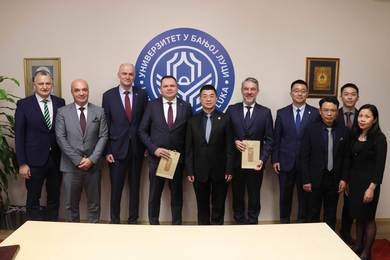 A Delegation from Shanghai University of Medicine and Health Sciences visited the University of Banja Luka