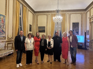 Professors of the Faculty of Philology at a Congress in Paris