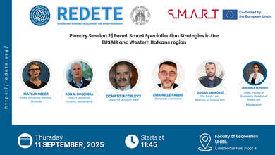 Panel o strategijama pametne specijalizacije u regionu EUSAIR i Zapadnog Balkana