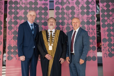 Rector and Vice-Rector at the jubilee of the University of Nova Gorica