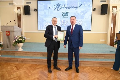 Profesor Govedar na jubileju Voronješkog univerziteta