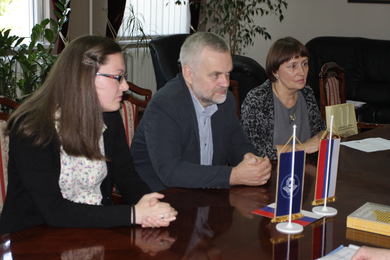 Prijem delegacije Doma ruskog zarubežja „Aleksandar Solženjicin“ iz Moskve u Rektoratu Univerziteta