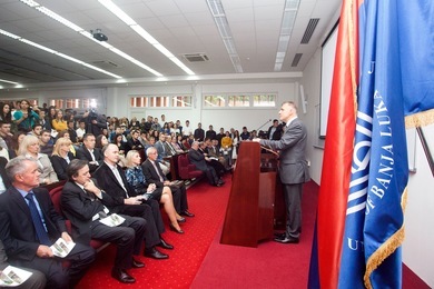 The first joint academic class for freshmen at the University of Banja Luka