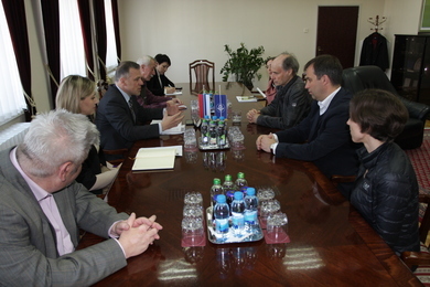 The Primorska University delegation visiting the University of Banja Luka