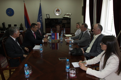 Delegation of Autonomous Province of Vojvodina visiting the University 