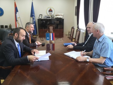 Rector meeting Minister Seranic