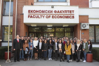 Prof. Jäger visiting the University of Banja Luka: Scholarships for 50 students