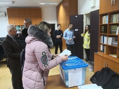 Коначни резултати студентских избора