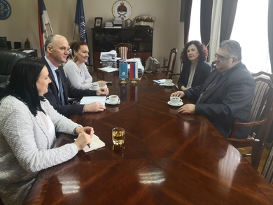 Meeting between the Rector and the President of the Syndicate for Education, Science and Culture of the Republic of Srpska