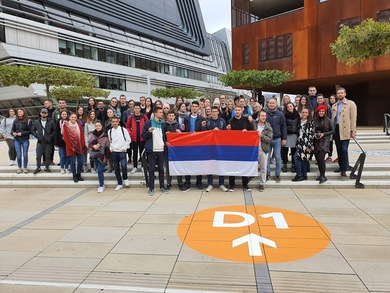 Architecture students from the University of Banja Luka in a visit to Vienna 