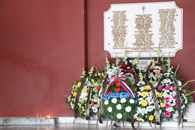 Tribute Paid to Fallen Students and Employees of the University 